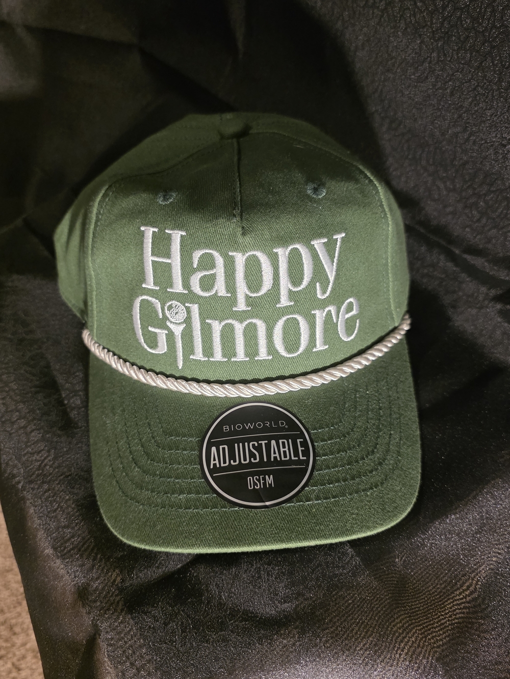 New 2026 HAPPY GILMORE The Adam Sandler Movie Masters Green Rope Golf Cap Hat